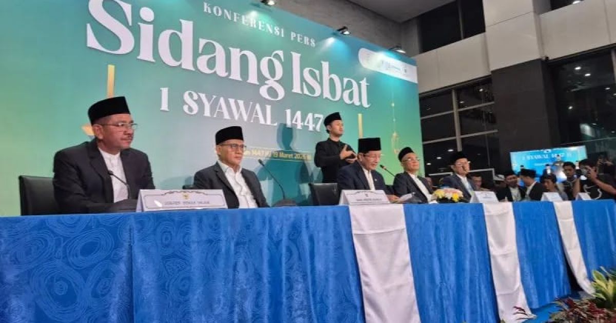An Isbat meeting determines Eid al-Fitr 1447 Hijri in Indonesia falls on 21 March 2026 (Photo/Antara news agency)